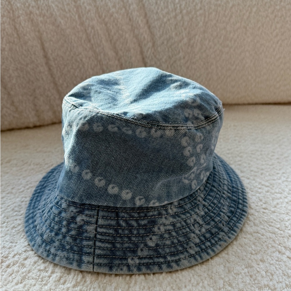 CHANEL Kids Denim Blue Bucket Hat - Picture 5 of 6